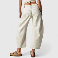Rain | Comfortable Wide-Leg Pants - White