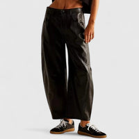 Rain | Comfortable Wide-Leg Pants - Black