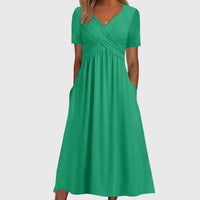Viola™ | Midi Dress with Tummy Control - Green