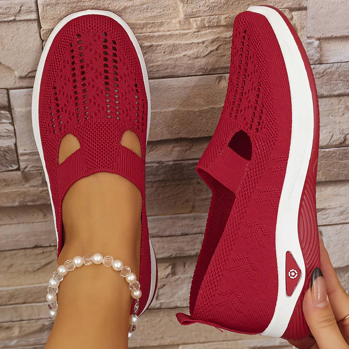 Dorothy | Breathable Knit Slip-On Sneakers