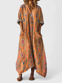 Mariana | Elegant Dress - Orange