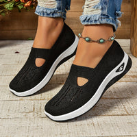 Dorothy | Supportive Slip-On Shoes - Black