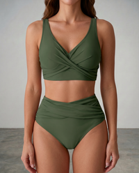 MAREL | SHAPING BIKINI - Army Green