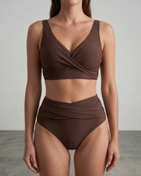 MAREL | SHAPING BIKINI - Brown