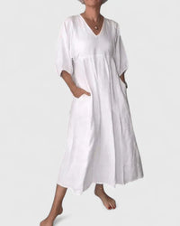 Thalyssa | Women Elegant Maxi Dress - White
