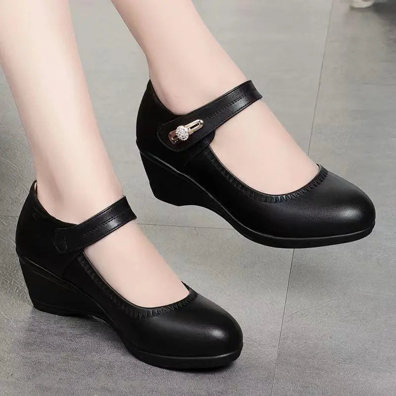 Lydia | Elegant Comfort Shoes with Supportive Mid-Heel
