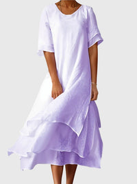 April™ | Elegant Dress - Purple
