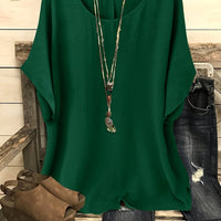 Sienna™ | Effortless Summer Top (Restocked) - Dark Green
