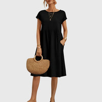 Mirabel™ | Elegant Spring Dress - Black