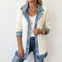 Margaret | Mixed Denim Jacket - White