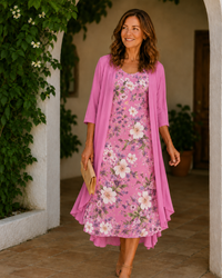 The Capri Duster Dress - Pink