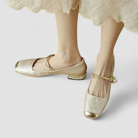 Mestelle | Orthopedic Mary Jane Shoes - Beige