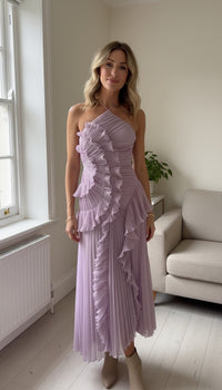 Adeline™ | Elegant, airy dress - Purple