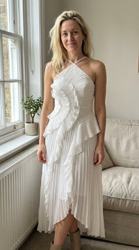 Adeline™ | Elegant, airy dress - White