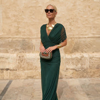 Florendra | Elegant Dress - Green