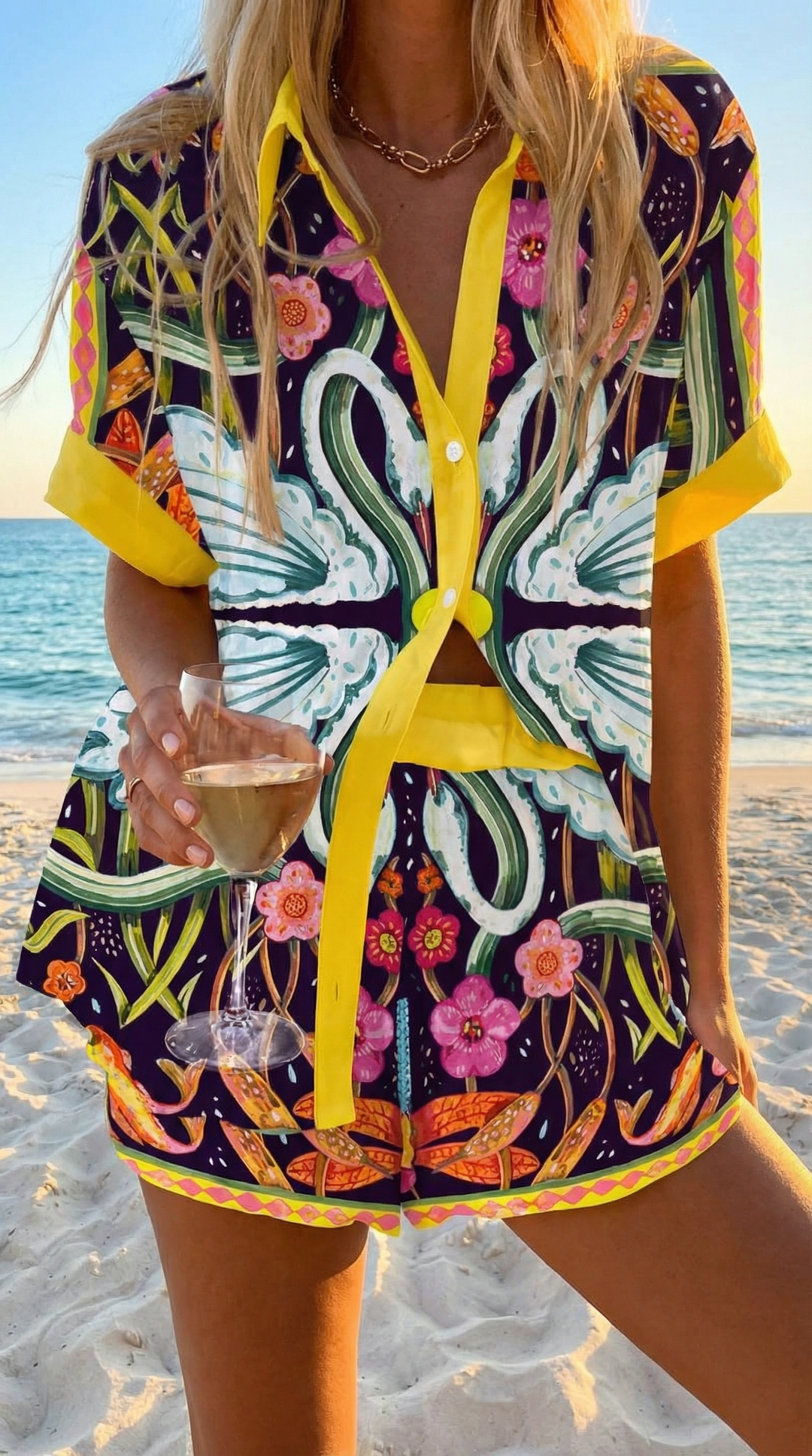 ELLA | Sage Summer Short Set