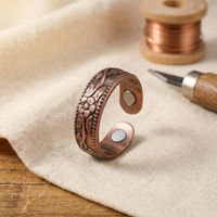 Blossom Copper Ring - Adjustable size