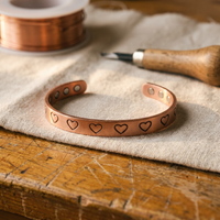 Cordis Copper Bracelet - Adjustable size