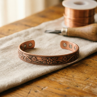 Festoon Copper Bracelet - Adjustable size