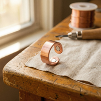Ember Copper Ring - Adjustable size