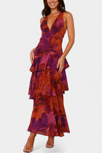 Zaryssah | Elegant Women Maxi Dress - Purple
