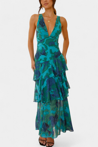 Zaryssah | Elegant Women Maxi Dress - Green