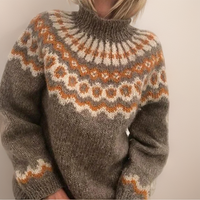 Sylvia | Turtleneck Sweaters - Brown
