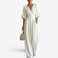 Cheska |  Elegant jumpsuit - White