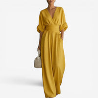 Cheska |  Elegant jumpsuit - Yellow