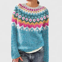 Yvanderrah | Comfortable Sweater - Sea Blue
