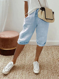 Ophelia - Relaxed Summer Shorts - Blue
