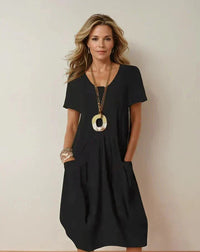 Kwani | Easy Casual Flow Dress - Black (Almost sold out)