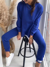 Sheila | Women Cozy Lounge Set - Blue