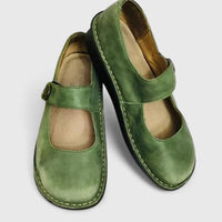 Violetta | Orthopedic Mary Jane Shoes - Green