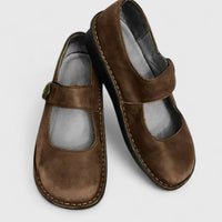 Violetta | Orthopedic Mary Jane Shoes - Brown