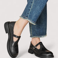 Evie | Orthopaedic Mary Jane Shoes - Black