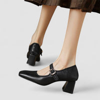 Hyreanne | Orthopedic Mary Jane Shoes - Black
