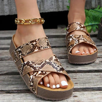 JADA | Orthopedic Comfort Sandals - Snake Print