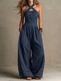 Kira™ Elegant Jumpsuit (Restocked) - Navy Blue