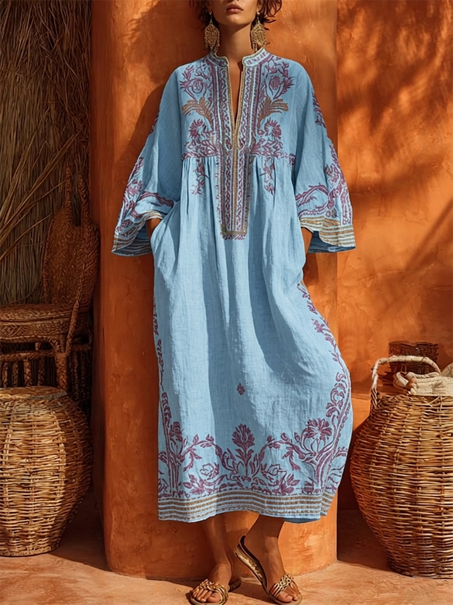 Zahara™ | Bohemian Floral Maxi Dress
