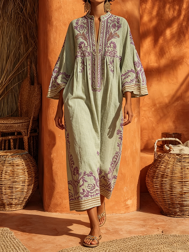 Zahara™ | Bohemian Floral Maxi Dress