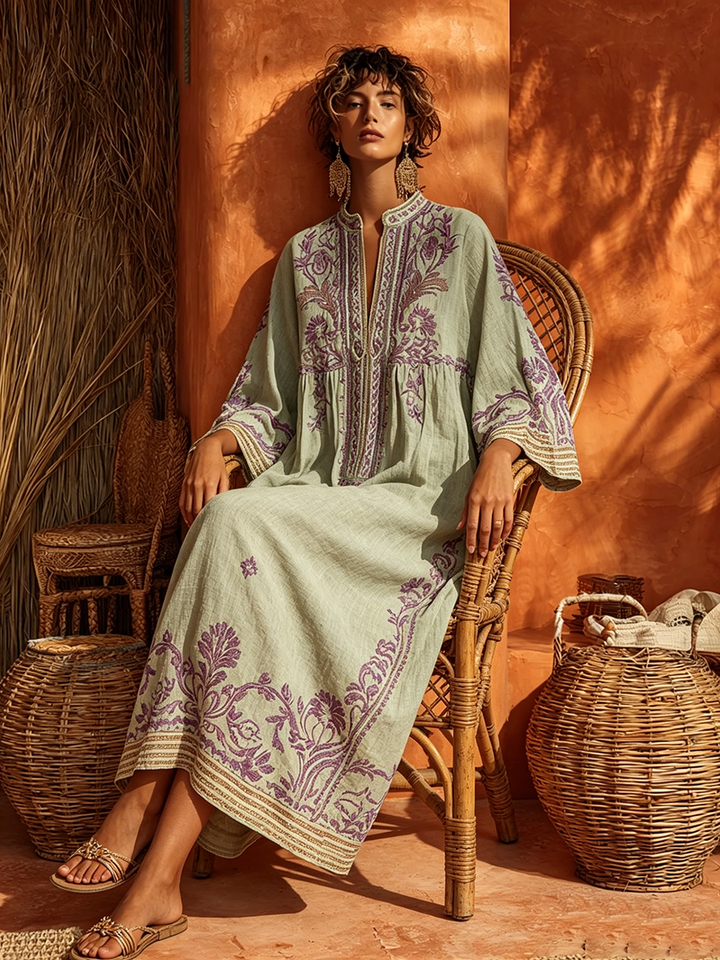 Zahara™ | Bohemian Floral Maxi Dress