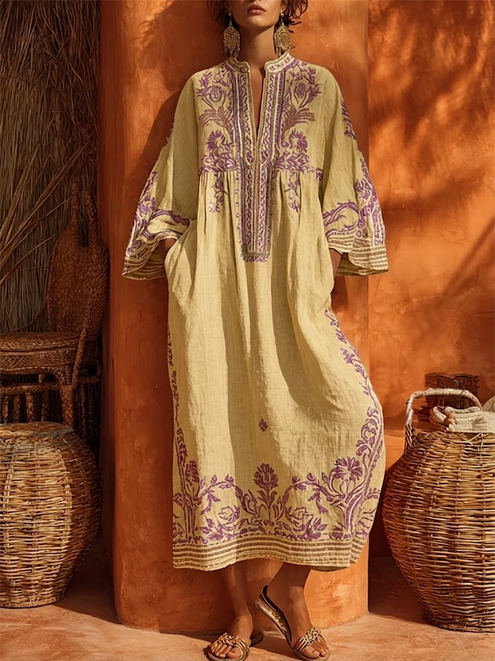 Zahara™ | Bohemian Floral Maxi Dress