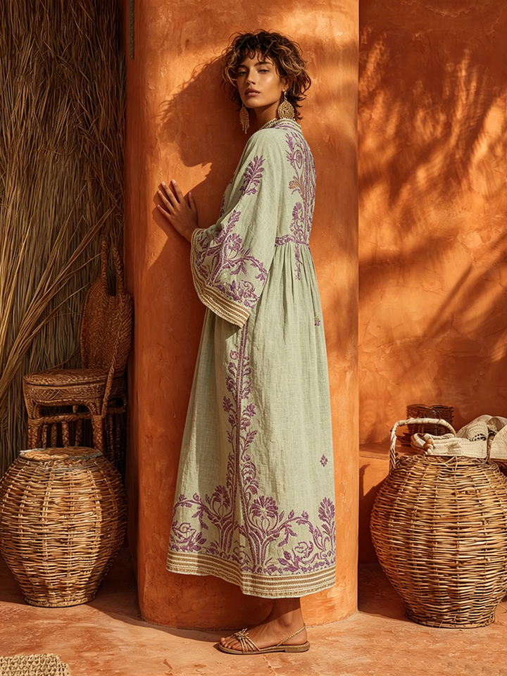 Zahara™ | Bohemian Floral Maxi Dress