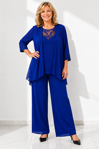 ELISE™ | Elegant Three-Piece Set - Blue