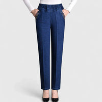 Floralyssa | Comfortable Pants - Dark Blue (Normal thickness)