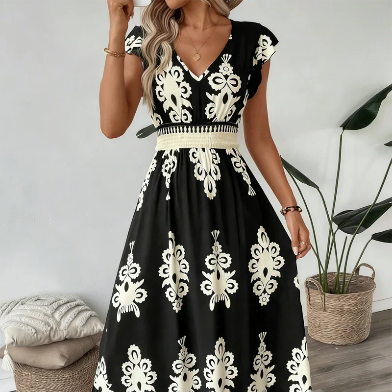 Canda - Elegant Maxi Dress (Restocked)