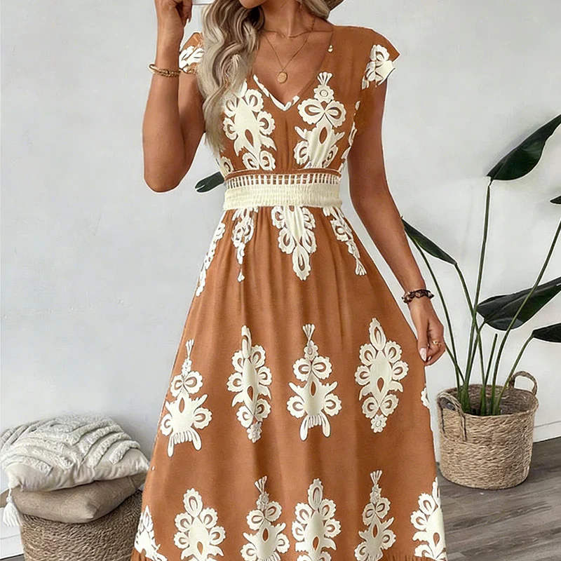 Canda - Elegant Maxi Dress (Restocked)