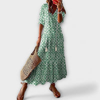 Savannah | Elegant Women Maxi Dress - Green
