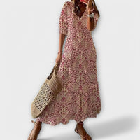 Savannah | Elegant Women Maxi Dress - Pink